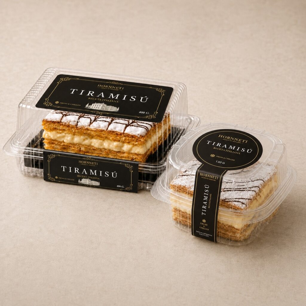Tiramisú hornneti 400g y 130g
